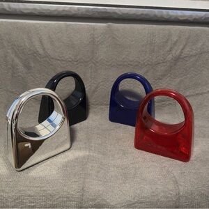 Modern Sculptural Square Box Handbag